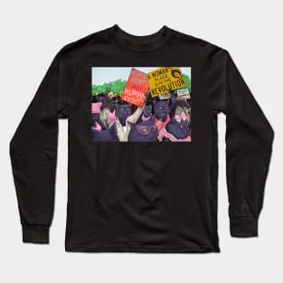 Black Kat Theatre Women's March Long Sleeve T-Shirt